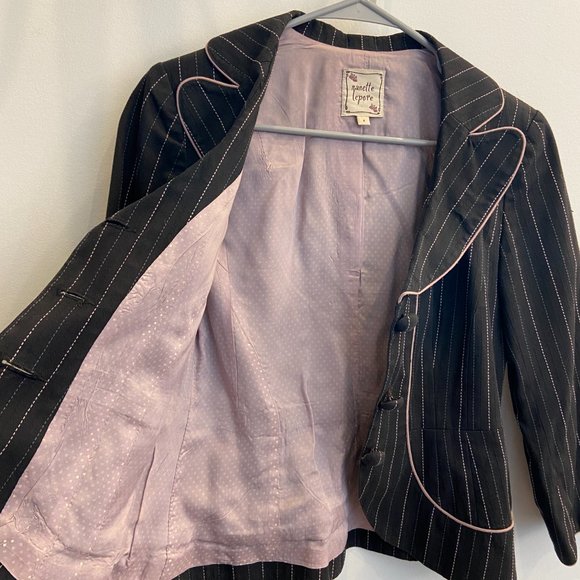 Nanette Lepore Size 4 Tuxedo Blazer - Picture 9 of 9